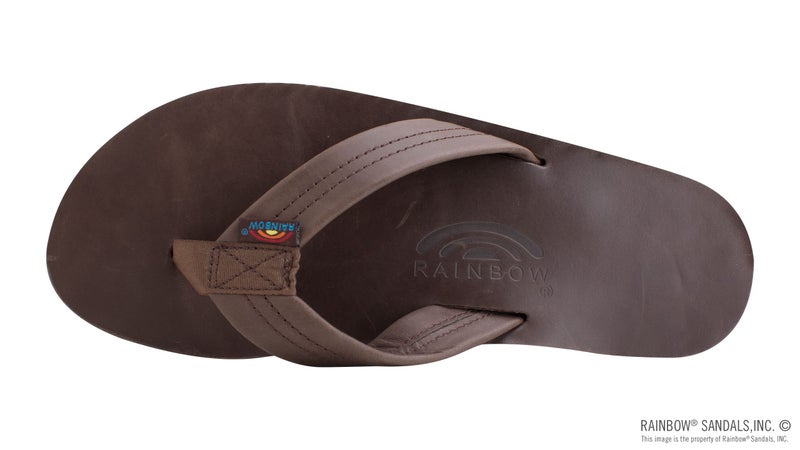 Rainbow Sandals Women's Double Layer Premier Leather Sandals w/Arch Support, Mocha, Ladies Medium / 6.5-7.5 B(M) US - Image 3